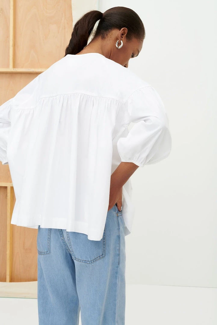 Kowtow EOS Sale* Ida Top - White 4 Kowtow EOS Sale* Ida Top - White