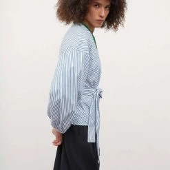 Kowtow EOS Sale* Journey Wrap Top - Stripe