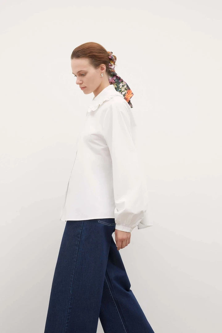 Kowtow Jules Shirt - White 3 Kowtow Jules Shirt - White
