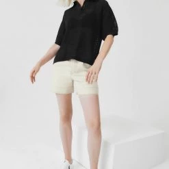 Kowtow Knitted Polo – Black EOS Sale* 11 Kowtow Knitted Polo – Black EOS Sale*