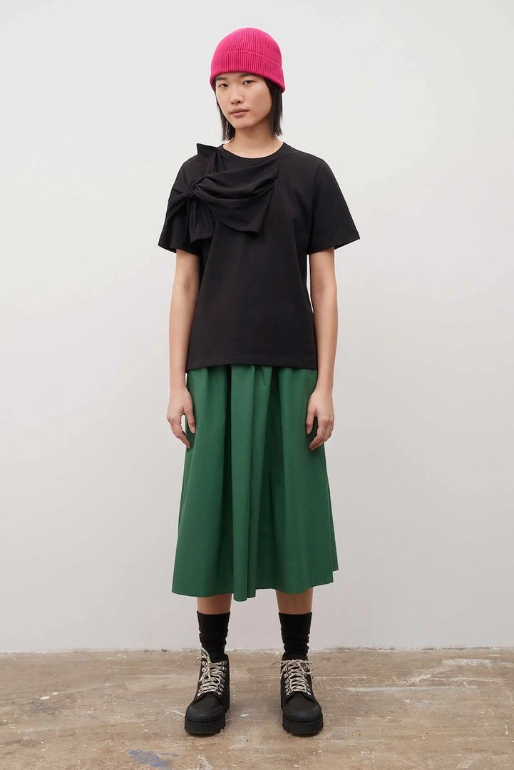 Kowtow EOS Sale* Knotted Tee - Black 2 Kowtow EOS Sale* Knotted Tee - Black