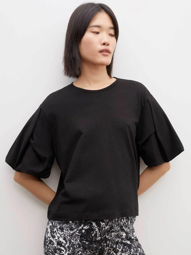 Kowtow Origami Tee - Black EOS Sale* 1 Kowtow Origami Tee - Black EOS Sale*