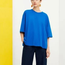 Kowtow Oversized Boxy Tee - Sea Blue