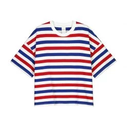 Kowtow EOS Sale* Oversized Boxy Tee – Red Blue Stripe 13 Kowtow EOS Sale* Oversized Boxy Tee – Red Blue Stripe