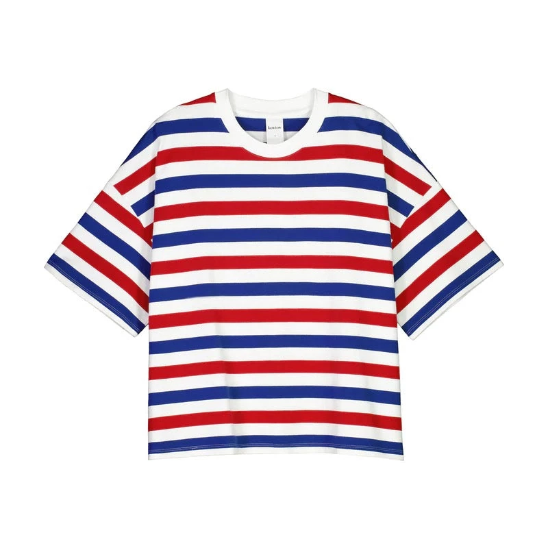 Kowtow EOS Sale* Oversized Boxy Tee – Red Blue Stripe 7 Kowtow EOS Sale* Oversized Boxy Tee – Red Blue Stripe