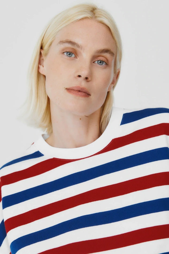Kowtow EOS Sale* Oversized Boxy Tee – Red Blue Stripe 6 Kowtow EOS Sale* Oversized Boxy Tee – Red Blue Stripe