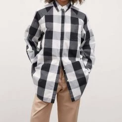 Kowtow Oversized Shirt - Black & White Check EOS Sale* 7 Kowtow Oversized Shirt - Black & White Check EOS Sale*