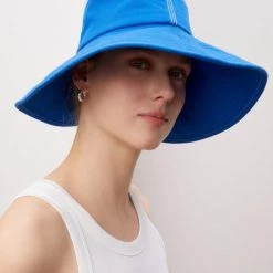 Kowtow Parasol Hat - Workwear Blue Denim
