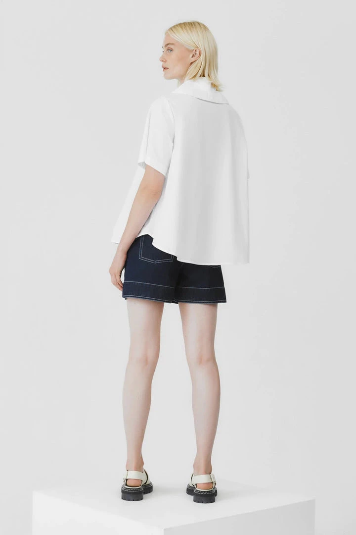 Kowtow Petal Shirt - White EOS Sale* 3 Kowtow Petal Shirt - White EOS Sale*