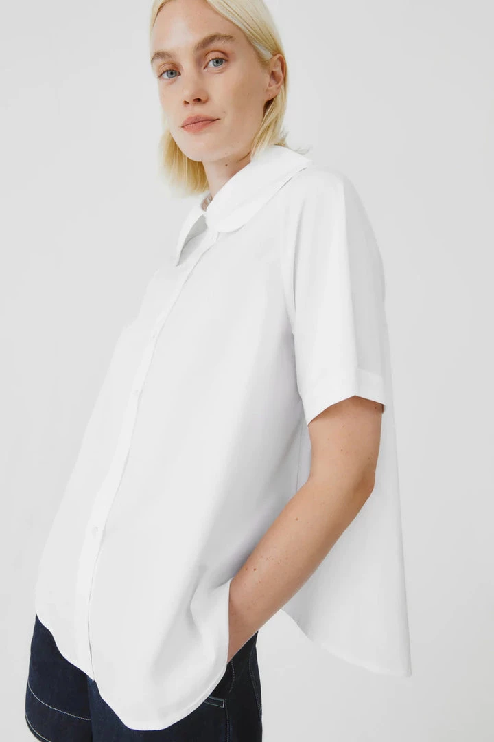 Kowtow Petal Shirt - White EOS Sale* 4 Kowtow Petal Shirt - White EOS Sale*