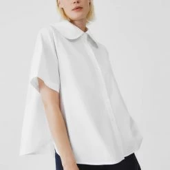 Kowtow Petal Shirt - White EOS Sale*