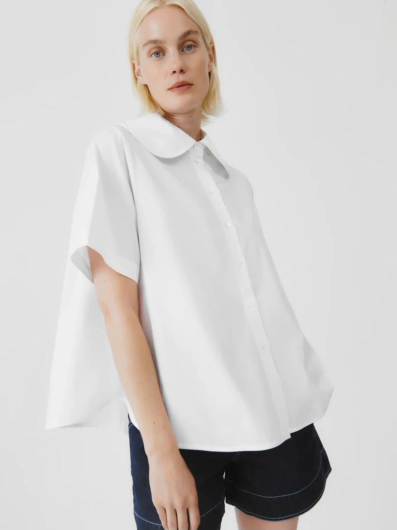 Kowtow Petal Shirt - White EOS Sale* 1 Kowtow Petal Shirt - White EOS Sale*