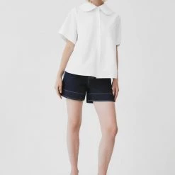 Kowtow Petal Shirt - White EOS Sale* 12 Kowtow Petal Shirt - White EOS Sale*
