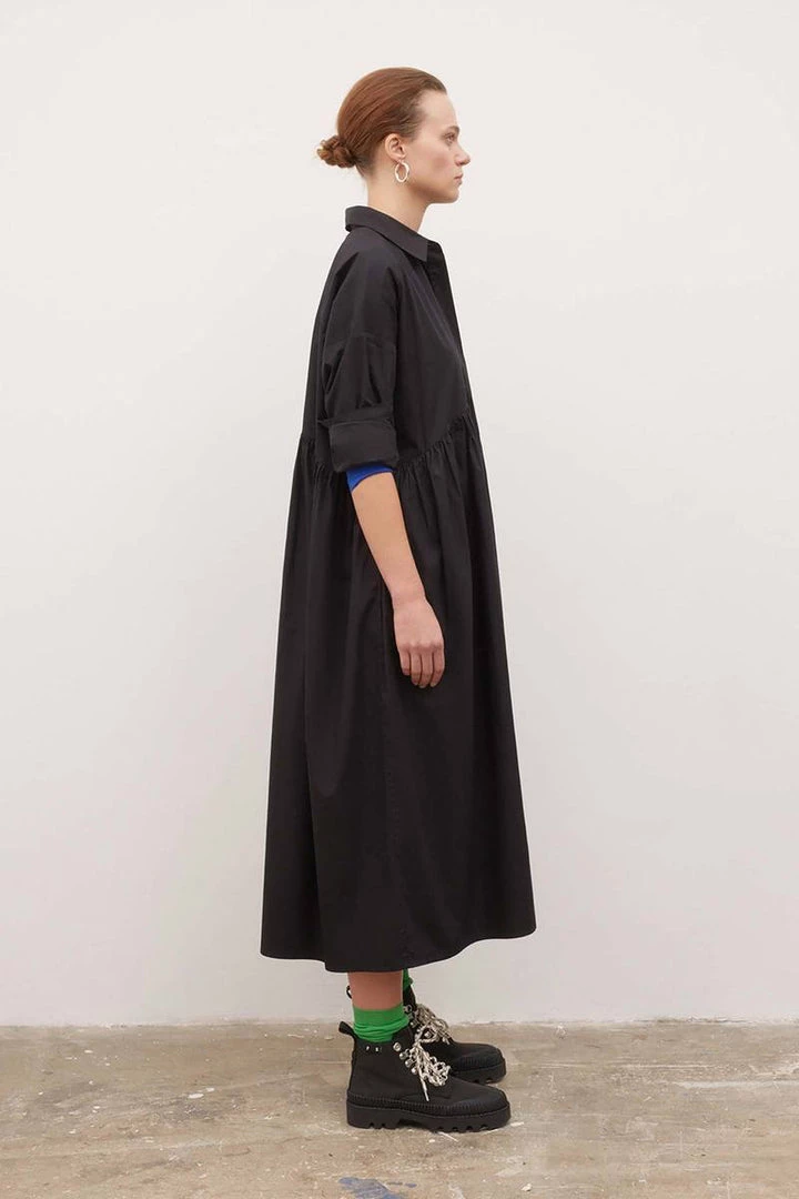 Kowtow EOS Sale* Phoebe Dress - Black 2 Kowtow EOS Sale* Phoebe Dress - Black