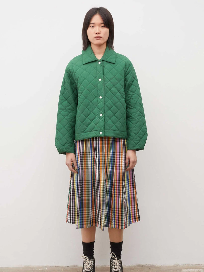 Kowtow Quilt Jacket – Evergreen EOS Sale* 1 Kowtow Quilt Jacket – Evergreen EOS Sale*