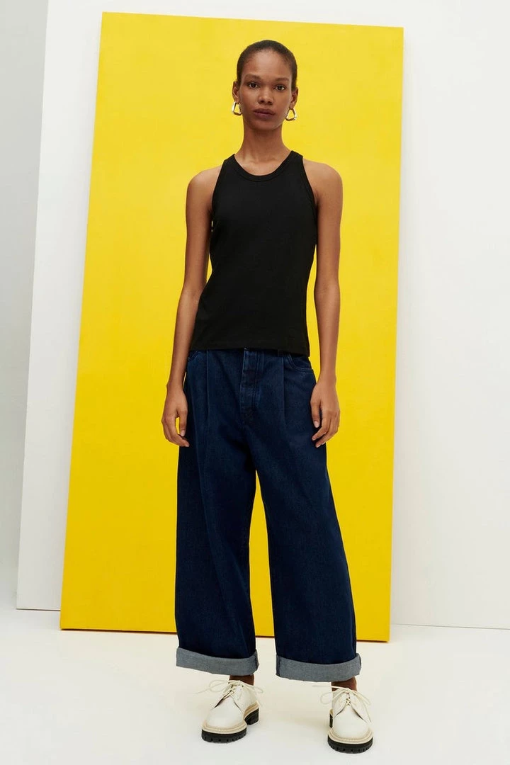 Kowtow Racer Back Singlet - Black EOS Sale* 3 Kowtow Racer Back Singlet - Black EOS Sale*