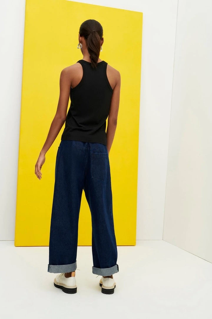 Kowtow Racer Back Singlet - Black EOS Sale* 4 Kowtow Racer Back Singlet - Black EOS Sale*