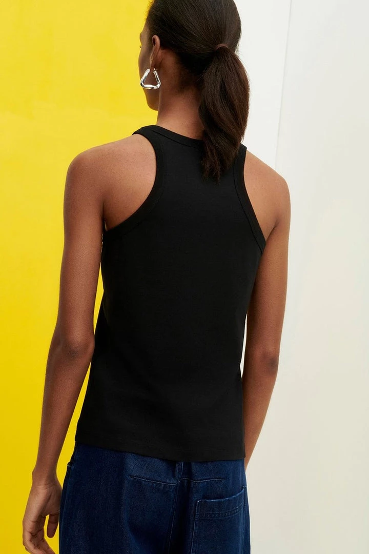 Kowtow Racer Back Singlet - Black EOS Sale* 2 Kowtow Racer Back Singlet - Black EOS Sale*