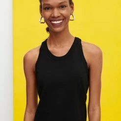 Kowtow Racer Back Singlet - Black EOS Sale*