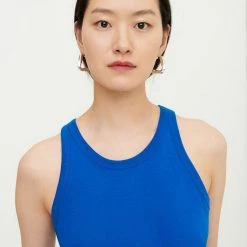 Kowtow Racer Back Singlet - Sea Blue 7 Kowtow Racer Back Singlet - Sea Blue