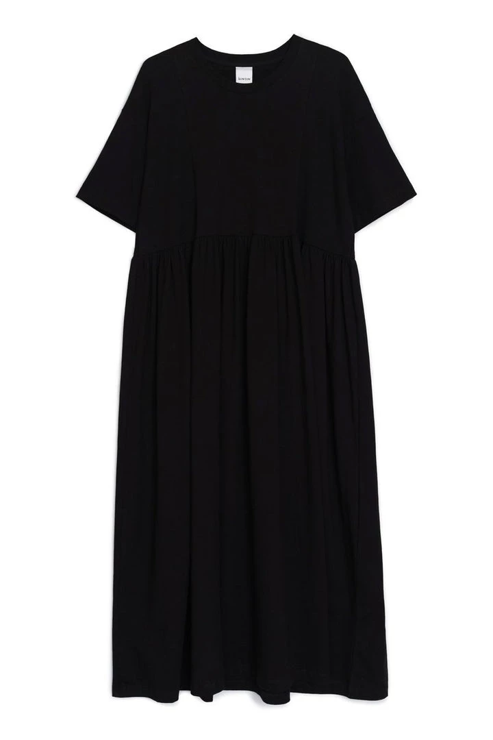 Kowtow Rib Panel Dress - Black 4 Kowtow Rib Panel Dress - Black