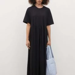 Kowtow Rib Panel Dress - Black