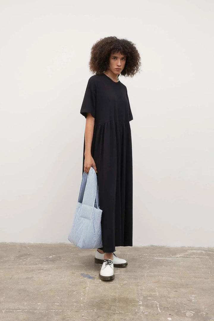 Kowtow Rib Panel Dress - Black 6 Kowtow Rib Panel Dress - Black