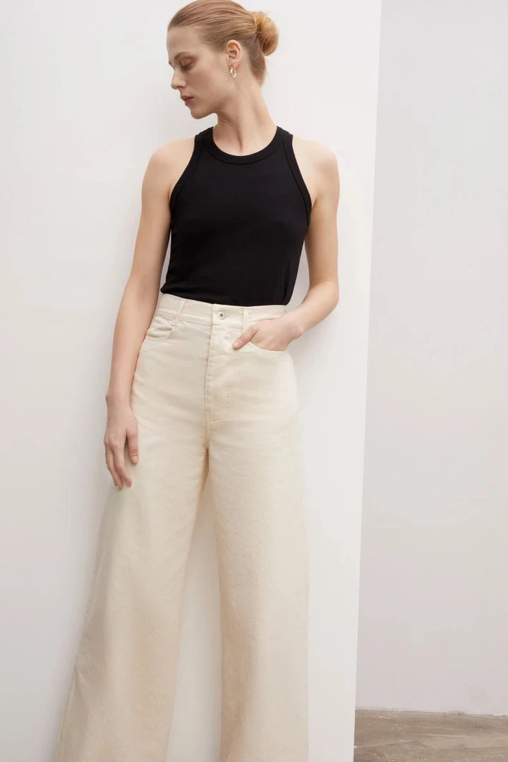 Kowtow Sailor Jeans - Greige EOS Sale* 4 Kowtow Sailor Jeans - Greige EOS Sale*
