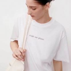 Kowtow EOS Sale* Unisex Single-Use Planet Tee – White