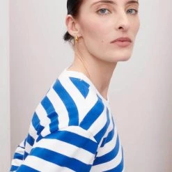Kowtow EOS Sale* Unisex Stripe Crew – Blue Stripe