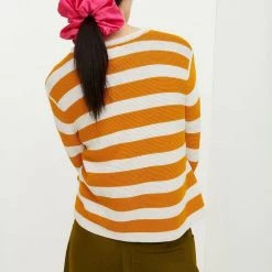 Kowtow EOS Sale* Stripe Crew - Marigold