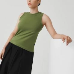 Kowtow Tank Top - Leaf