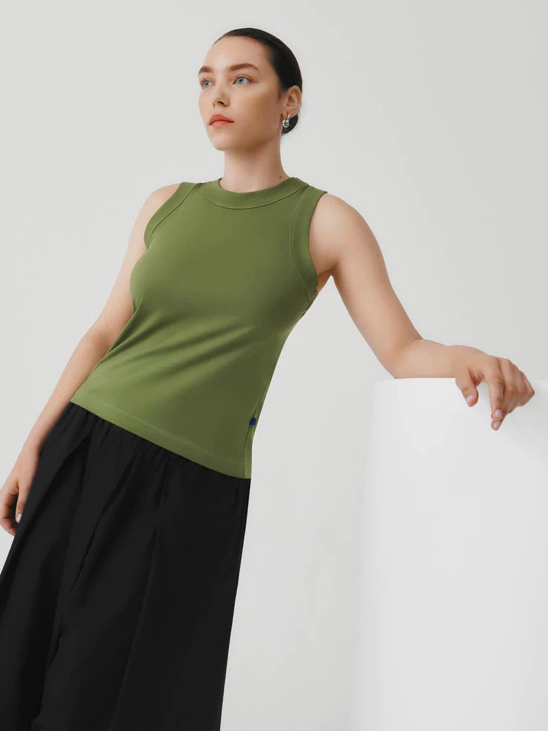 Kowtow Tank Top - Leaf 2 Kowtow Tank Top - Leaf