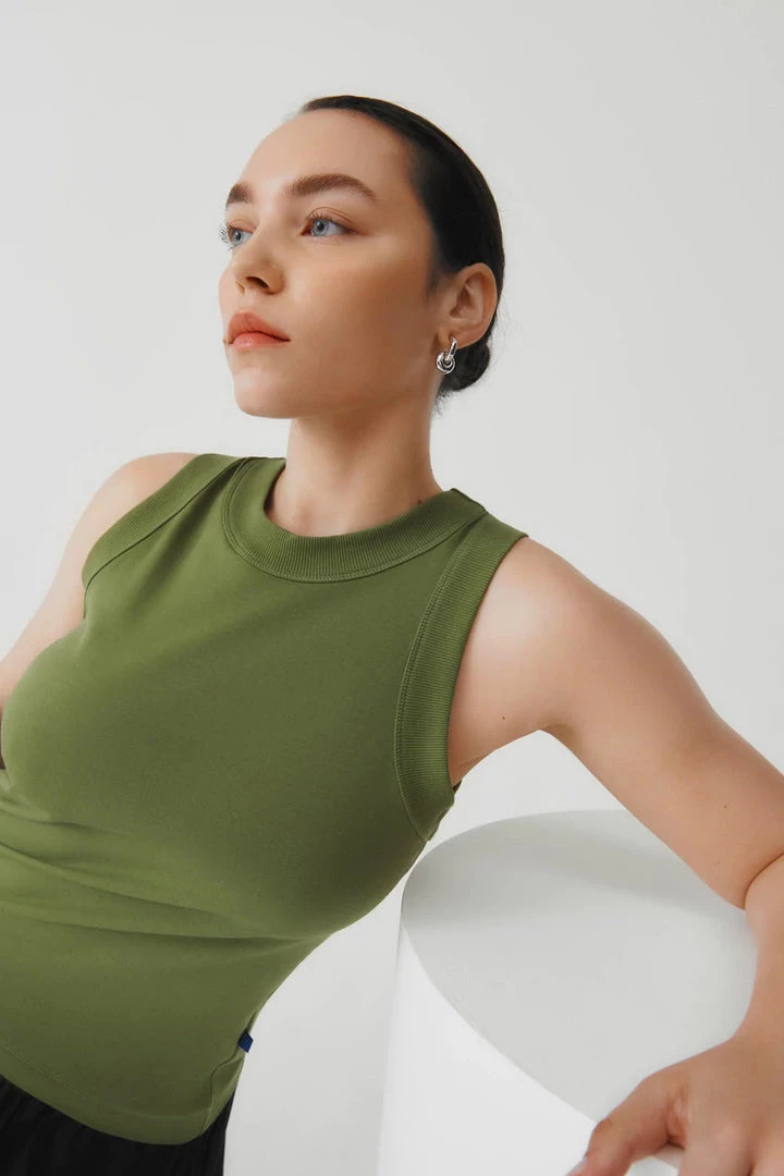 Kowtow Tank Top - Leaf 5 Kowtow Tank Top - Leaf