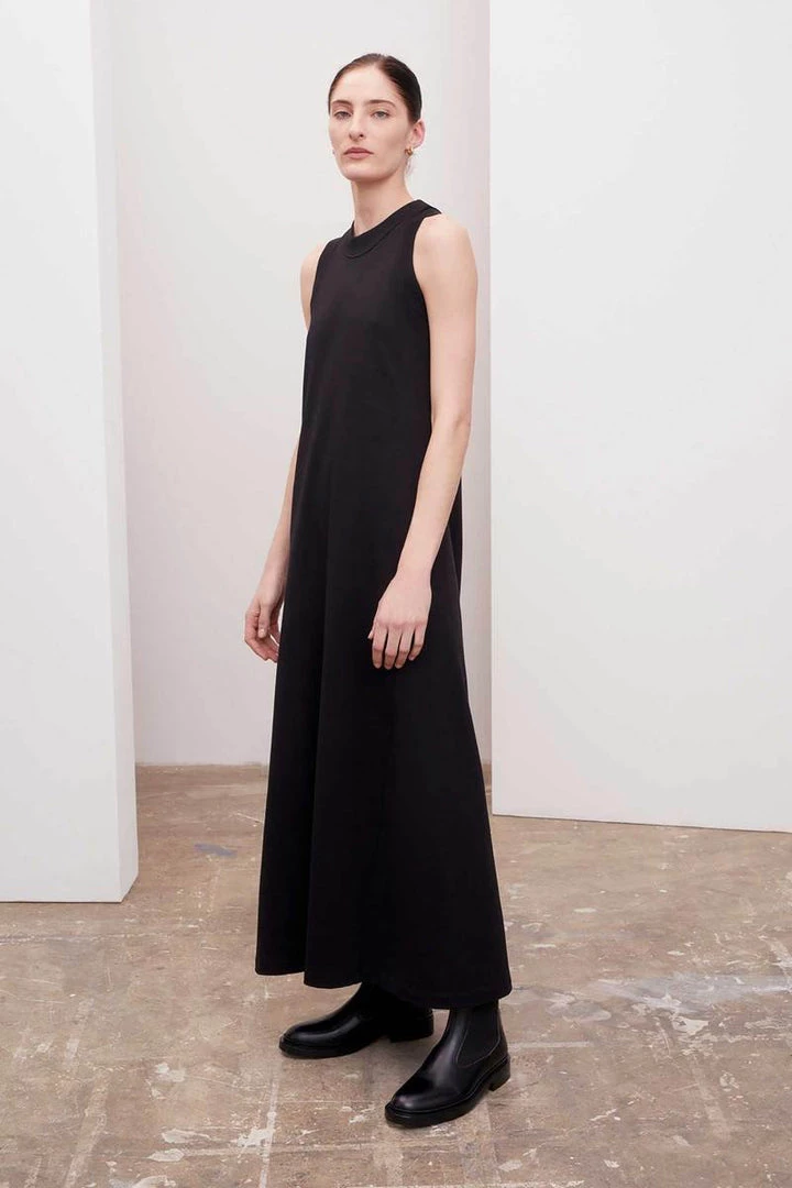 Kowtow Tank Dress – Black 2 Kowtow Tank Dress – Black