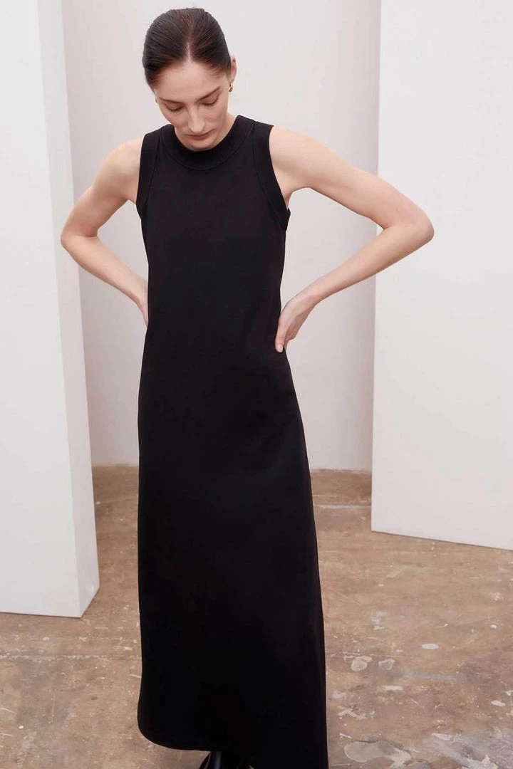 Kowtow Tank Dress – Black 5 Kowtow Tank Dress – Black