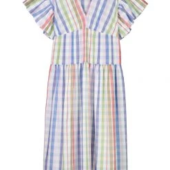 Kowtow Theory Dress – Watercolour Check