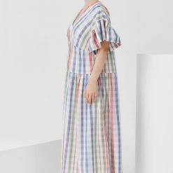 Kowtow Theory Dress – Watercolour Check