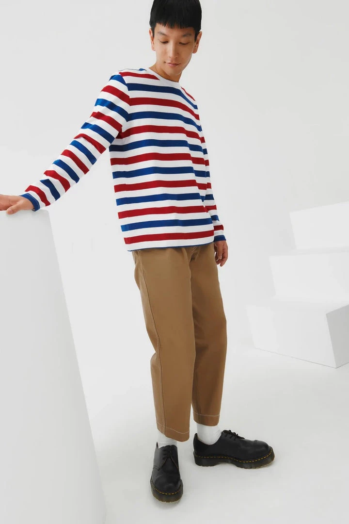 Kowtow Unisex Stripe Crew – Red Blue Stripe EOS Sale* 10 Kowtow Unisex Stripe Crew – Red Blue Stripe EOS Sale*