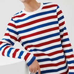 Kowtow Unisex Stripe Crew – Red Blue Stripe EOS Sale* 17 Kowtow Unisex Stripe Crew – Red Blue Stripe EOS Sale*