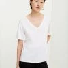 Kowtow V Neck Tee - White