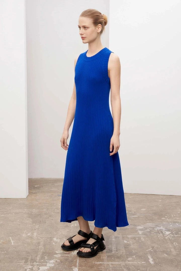 Kowtow Solar Dress – Cyan EOS Sale* 4 Kowtow Solar Dress – Cyan EOS Sale*
