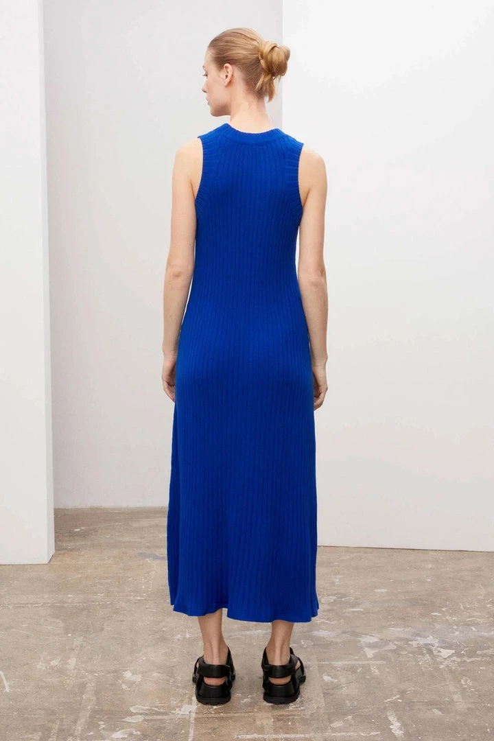 Kowtow Solar Dress – Cyan EOS Sale* 3 Kowtow Solar Dress – Cyan EOS Sale*