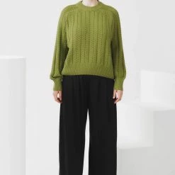 Kowtow Cable Sweater - Leaf EOS Sale* 8 Kowtow Cable Sweater - Leaf EOS Sale*