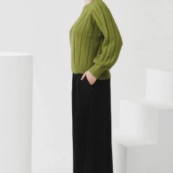 Kowtow Cable Sweater - Leaf EOS Sale* 9 Kowtow Cable Sweater - Leaf EOS Sale*