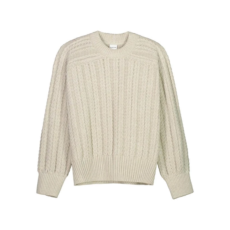 Kowtow Cable Sweater - Marle EOS Sale* 7 Kowtow Cable Sweater - Marle EOS Sale*