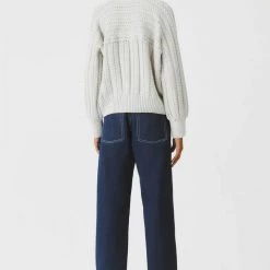 Kowtow Cable Sweater - Marle EOS Sale* 12 Kowtow Cable Sweater - Marle EOS Sale*