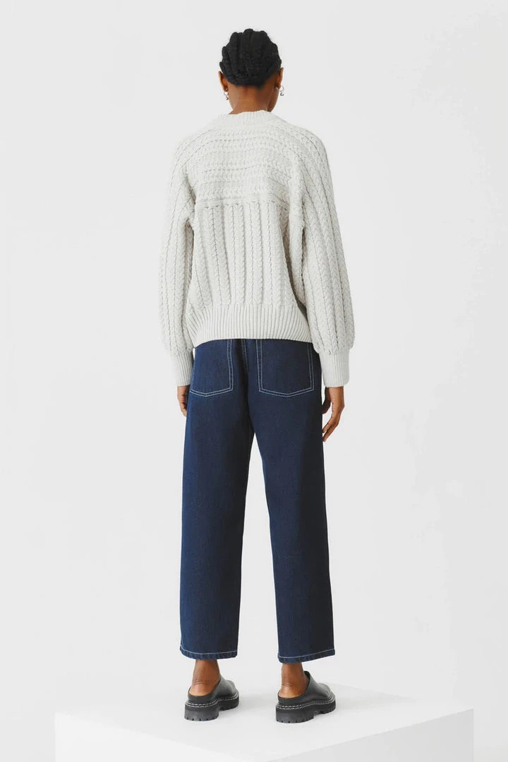 Kowtow Cable Sweater - Marle EOS Sale* 6 Kowtow Cable Sweater - Marle EOS Sale*