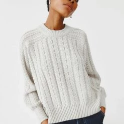 Kowtow Cable Sweater - Marle EOS Sale*