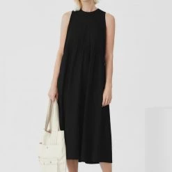 Kowtow EOS Sale* Curve Waist Dress – Black